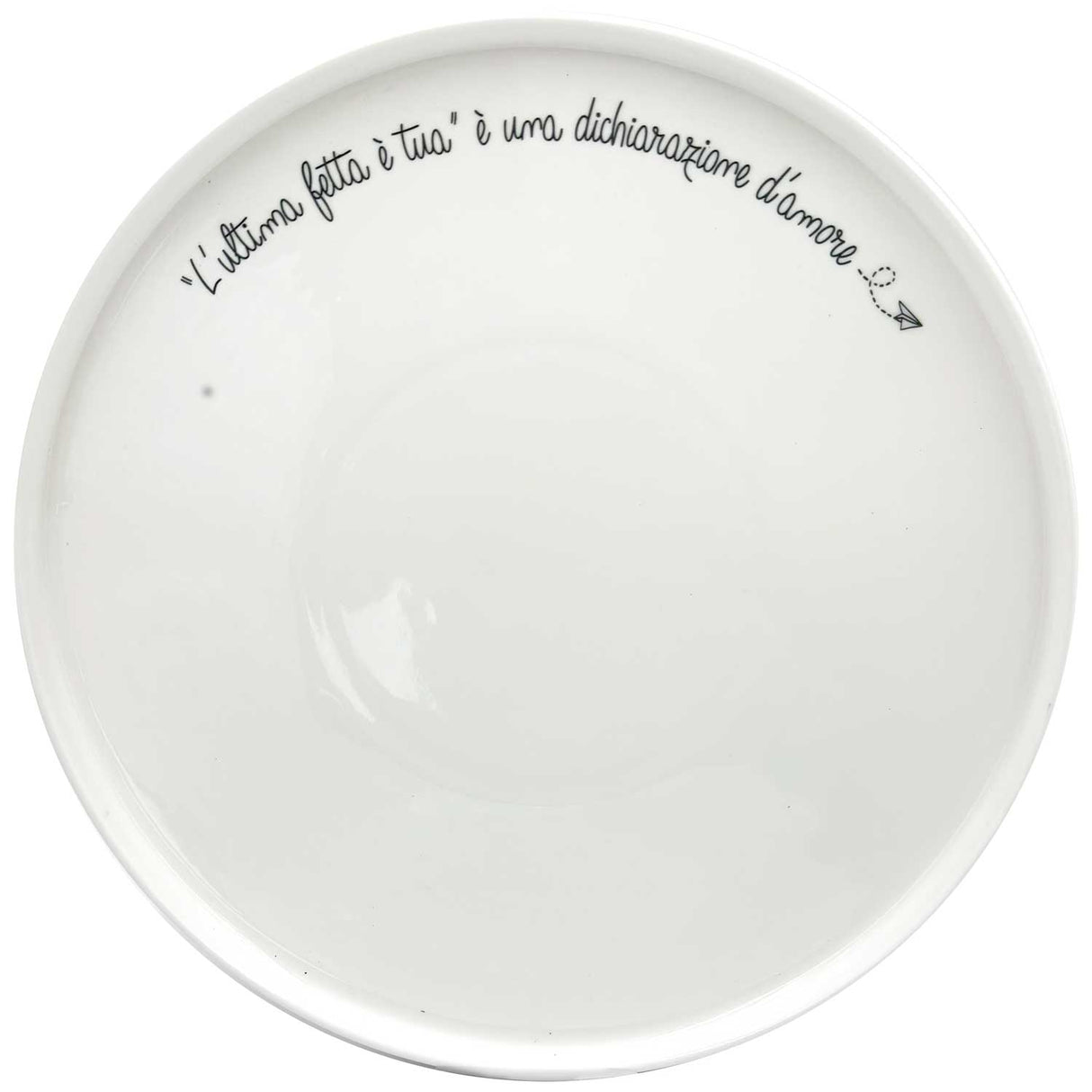 LA PORCELLANA BIANCA Gli Onesti Piatto Pizza 32cm Bianco