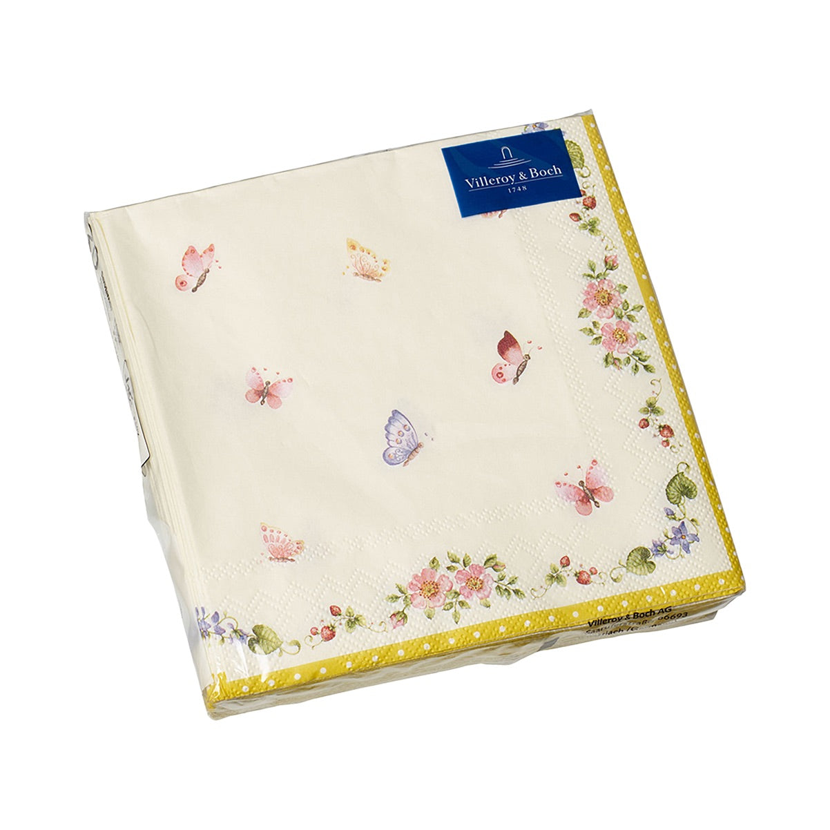 VILLEROY & BOCH Spring Fantasy Tovaglioli Famiglia Farfalle 20 Pezzi 33x33cm Carta