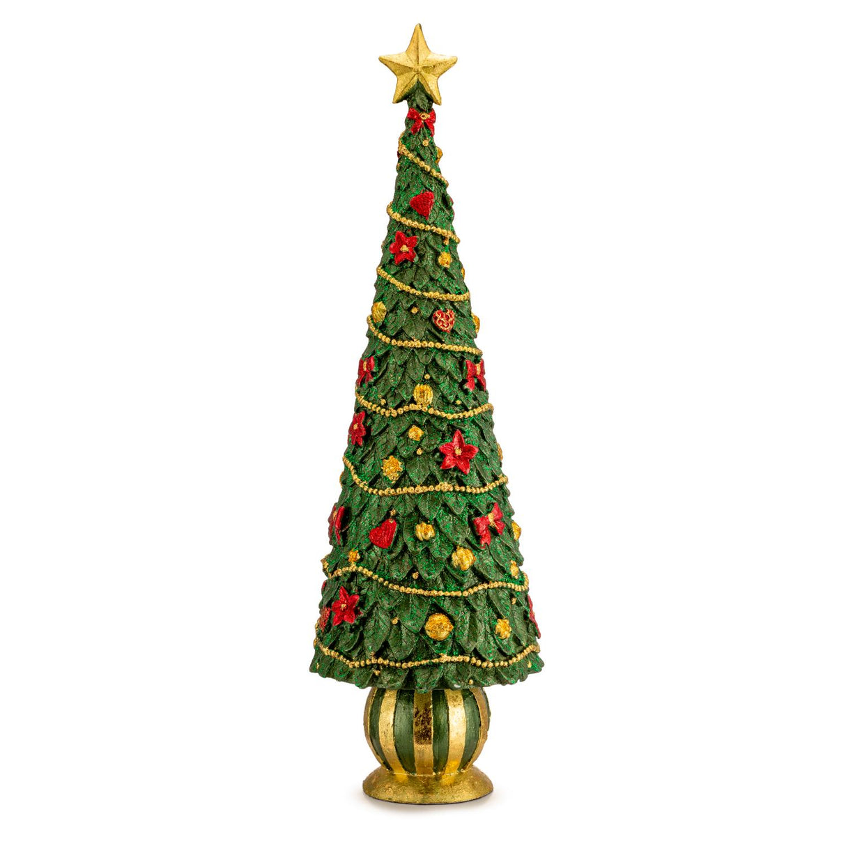 PALAIS ROYAL Albero di Natale Decorazione Natalizia 43cm Verde Resina