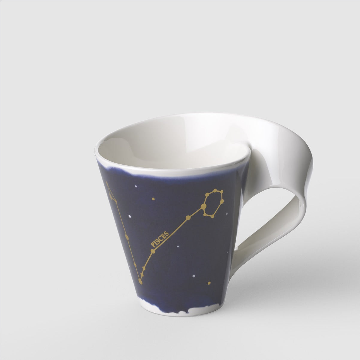 VILLEROY & BOCH NewWave Tazza Mug con Manico Zodiaco Pesci 240ml Porcellana