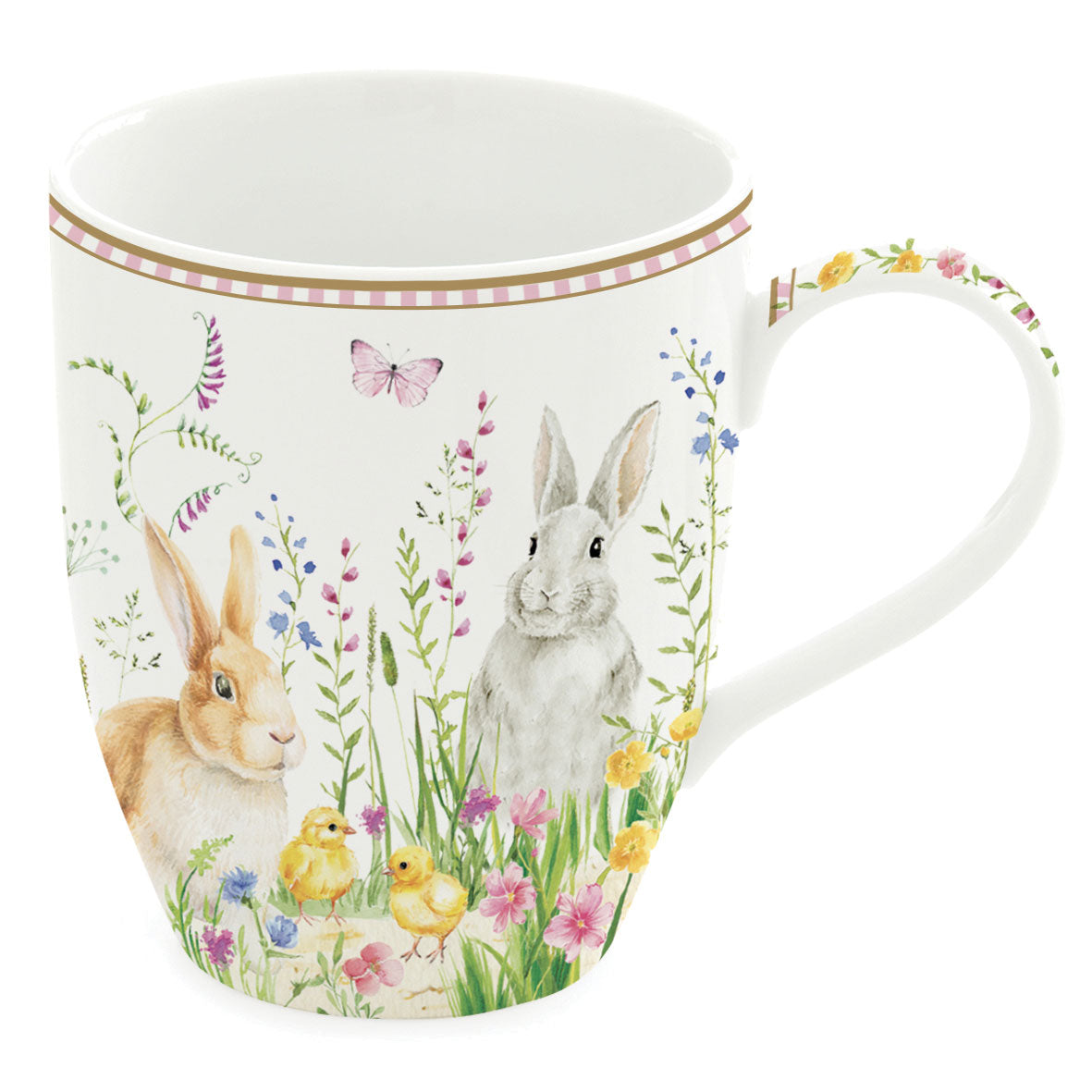 EASY LIFE Happy Easter Tazza Mug Singola 350ml Porcellana