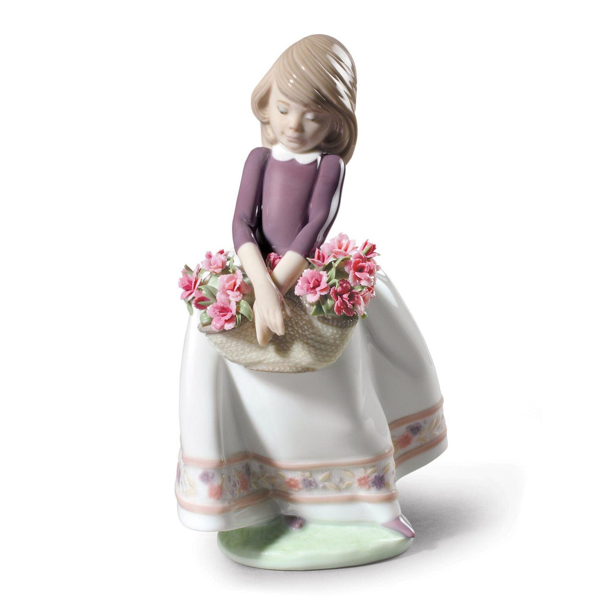 LLADRO' Figurina Fioraia Edizione Speciale 17x7cm Porcellana