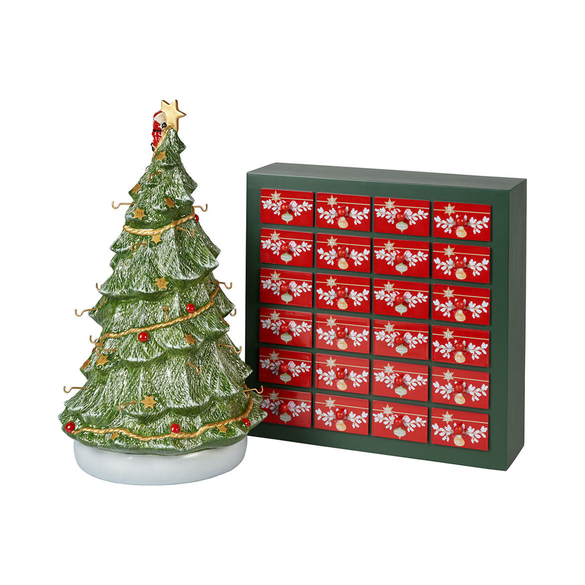 VILLEROY & BOCH Christmas Toys Memory Calendario dell'Avvento 3D Albero di Natale 43cm
