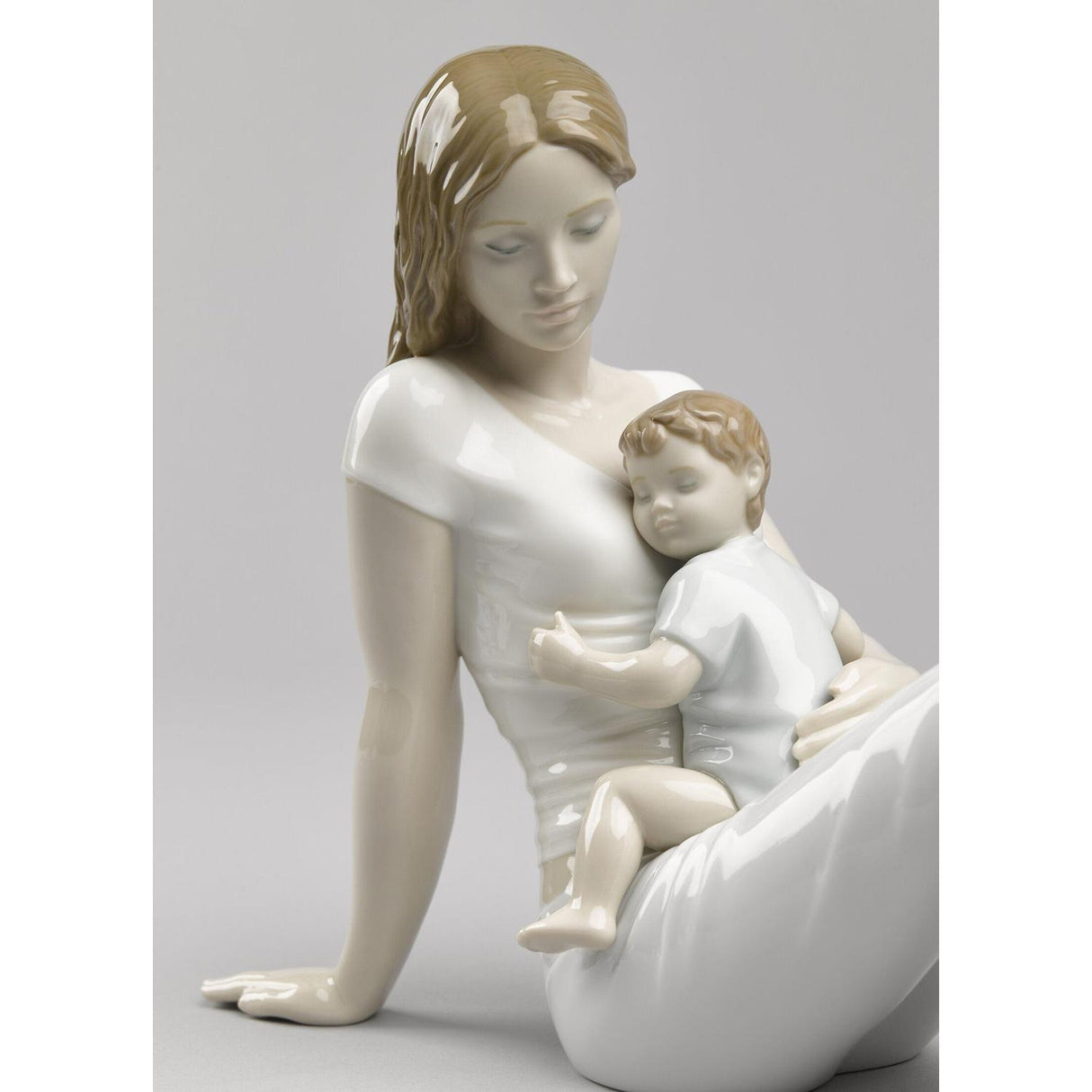 LLADRO' - Porcelain statue figure of a mother's love