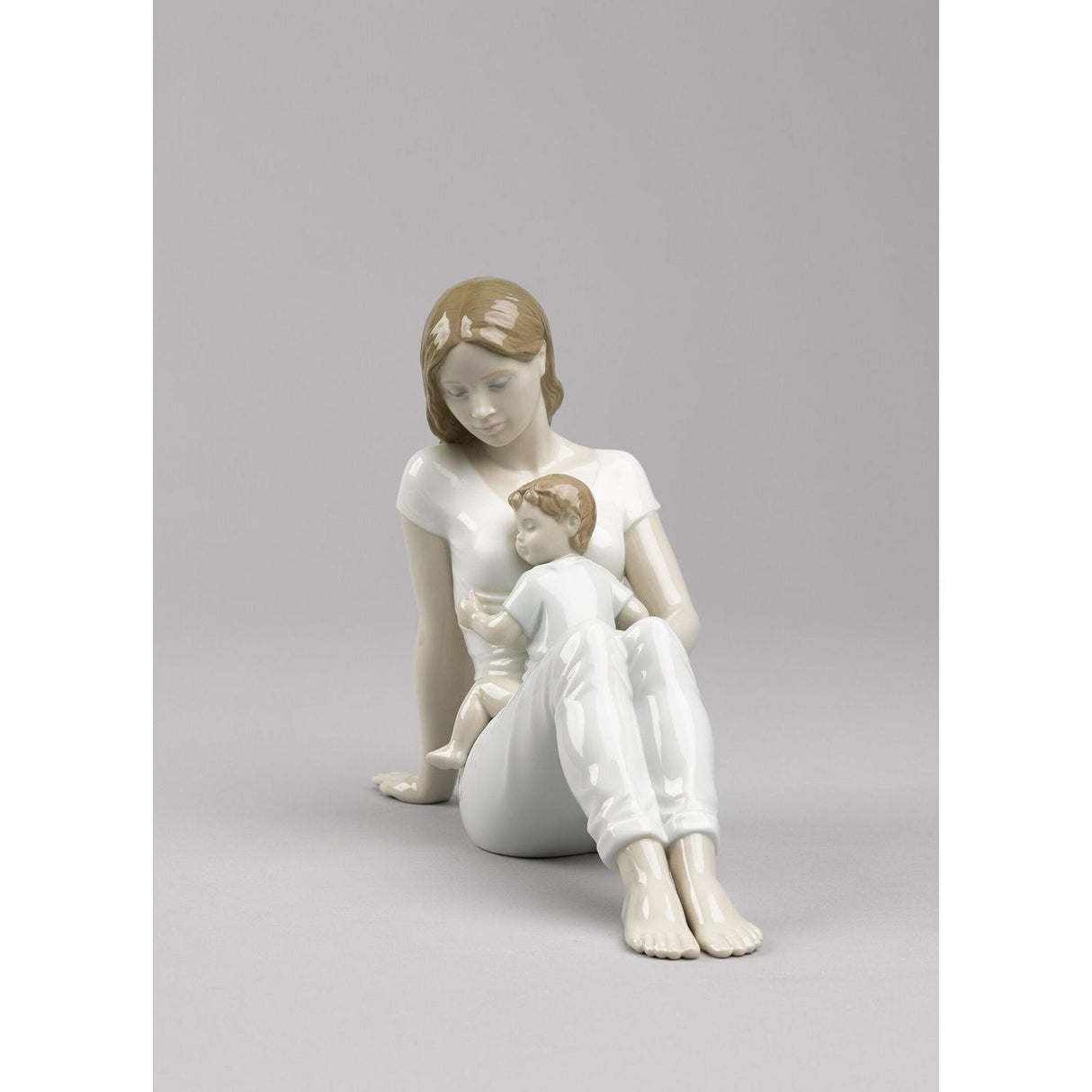 LLADRO' - Porcelain statue figure of a mother's love