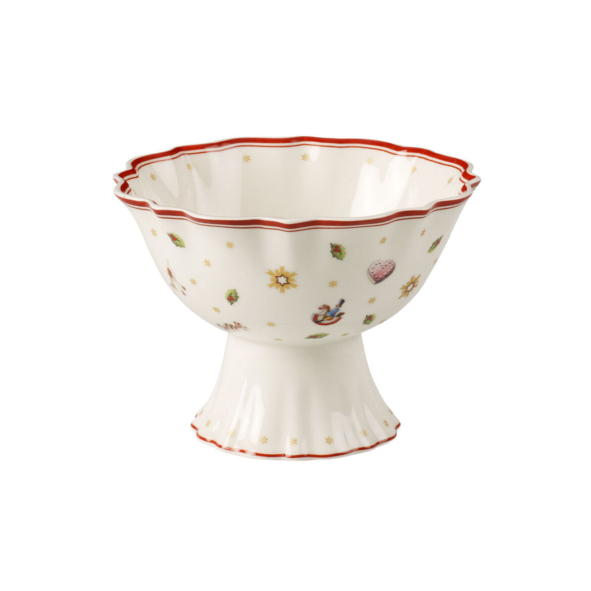 VILLEROY & BOCH Toy's Delight Coppetta Ciotola Macedonia 500ml su Piede Natale