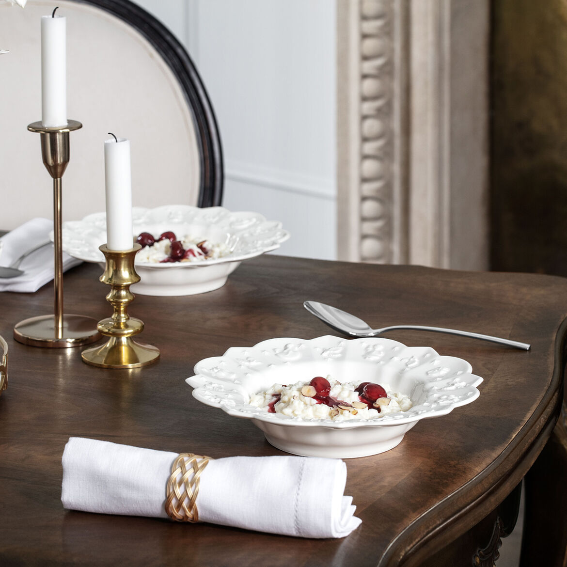 VILLEROY & BOCH Toy's Delight Royal Classic Piatto Fondo Bianco 23,5cm Tavola Natalizia