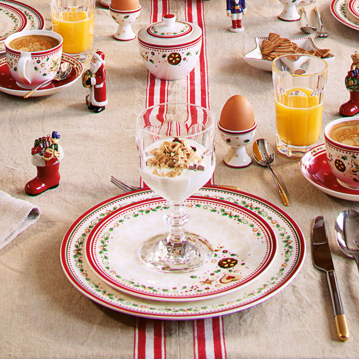 VILLEROY & BOCH Winter Bakery Delight Piatto Piano Stella Cadente 27cm Tavola Natalizia