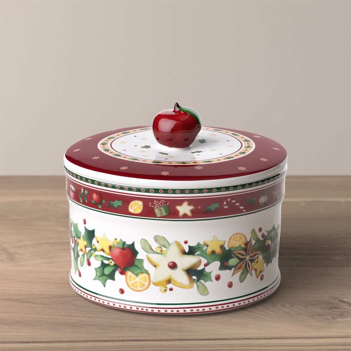 VILLEROY & BOCH Winter Bakery Delight Scatola Contenitore per Pasticcini 11x13cm