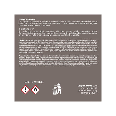 MUHA' Flower 60ml Profumatore D'Ambiente Diffusore Mosto Supremo