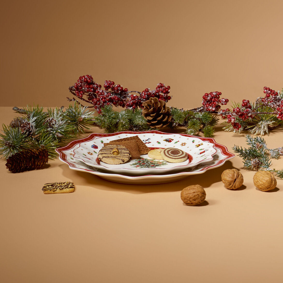 VILLEROY & BOCH Toy's Delight Set 8 Pezzi Piatti Tavola Natalizia Natale