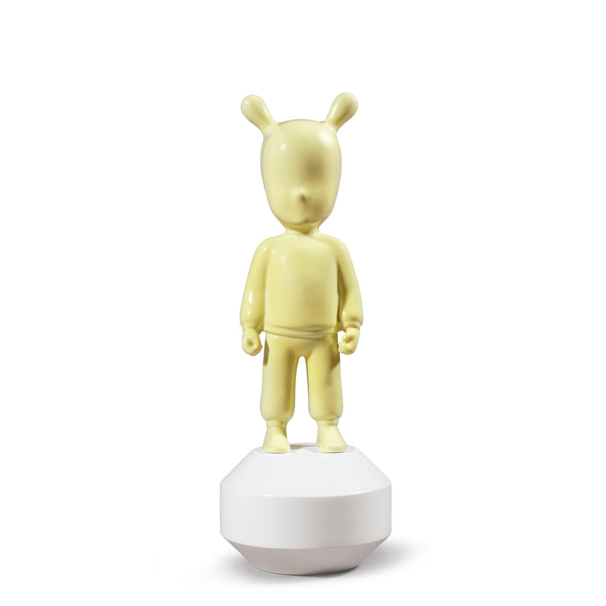 LLADRO' Figurina The Yellow Guest Modello Piccolo 30x11cm Porcellana