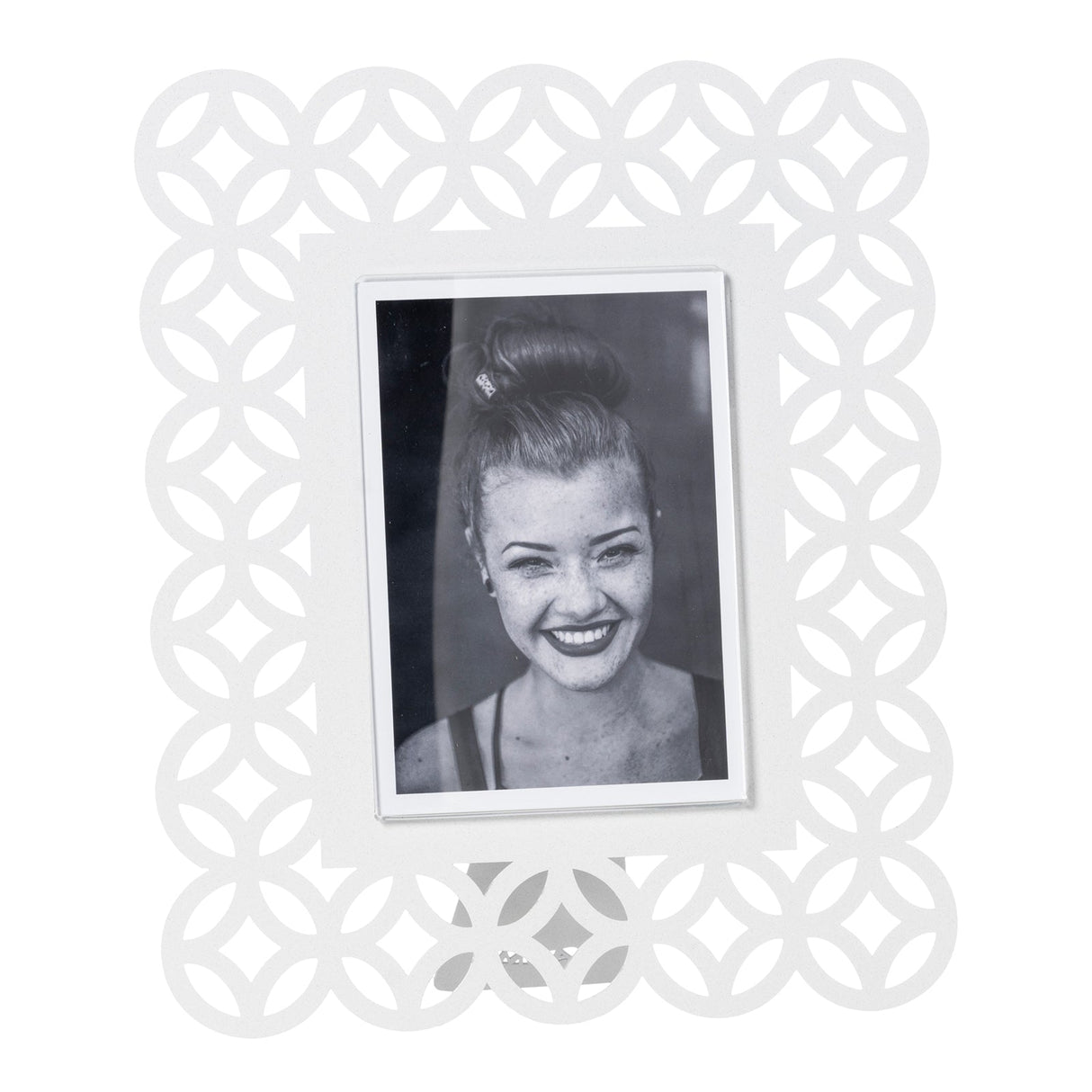 ARTI & MESTIERI Portafoto di Design Zen Grande Bianco Marmo