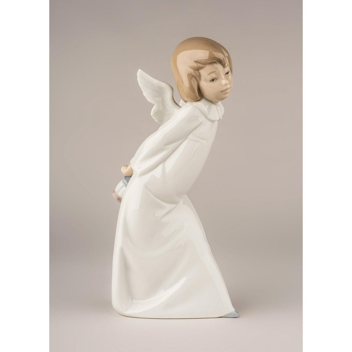 LLADRO' Figurina Angioletto 24x12cm Porcellana