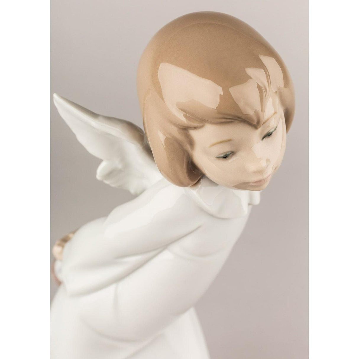 LLADRO' Figurina Angioletto 24x12cm Porcellana