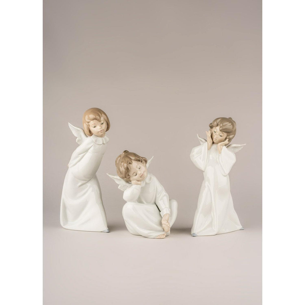 LLADRO' Figurina Angioletto 24x12cm Porcellana