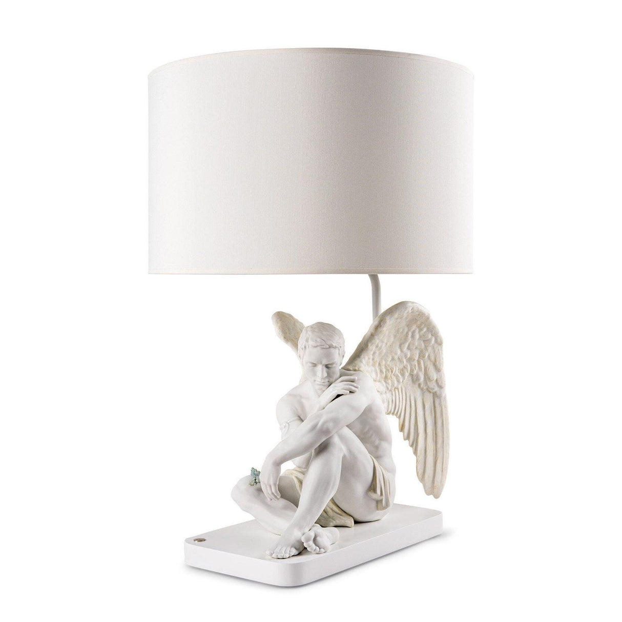 LLADRO' Lampada da Tavolo Angelo Custode 59x40cm Porcellana