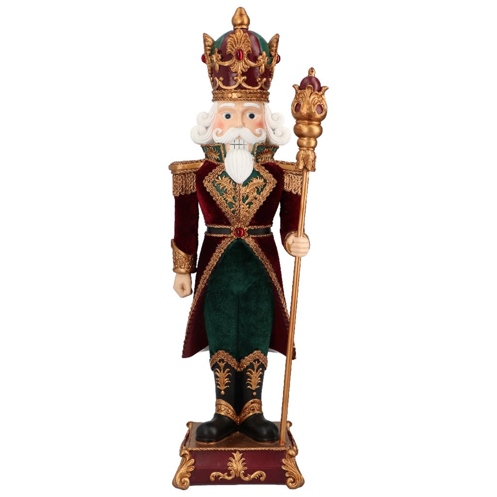 TIMSTOR Schiaccianoci Nutcracker Soldatino 46cm Decorazione Natalizia