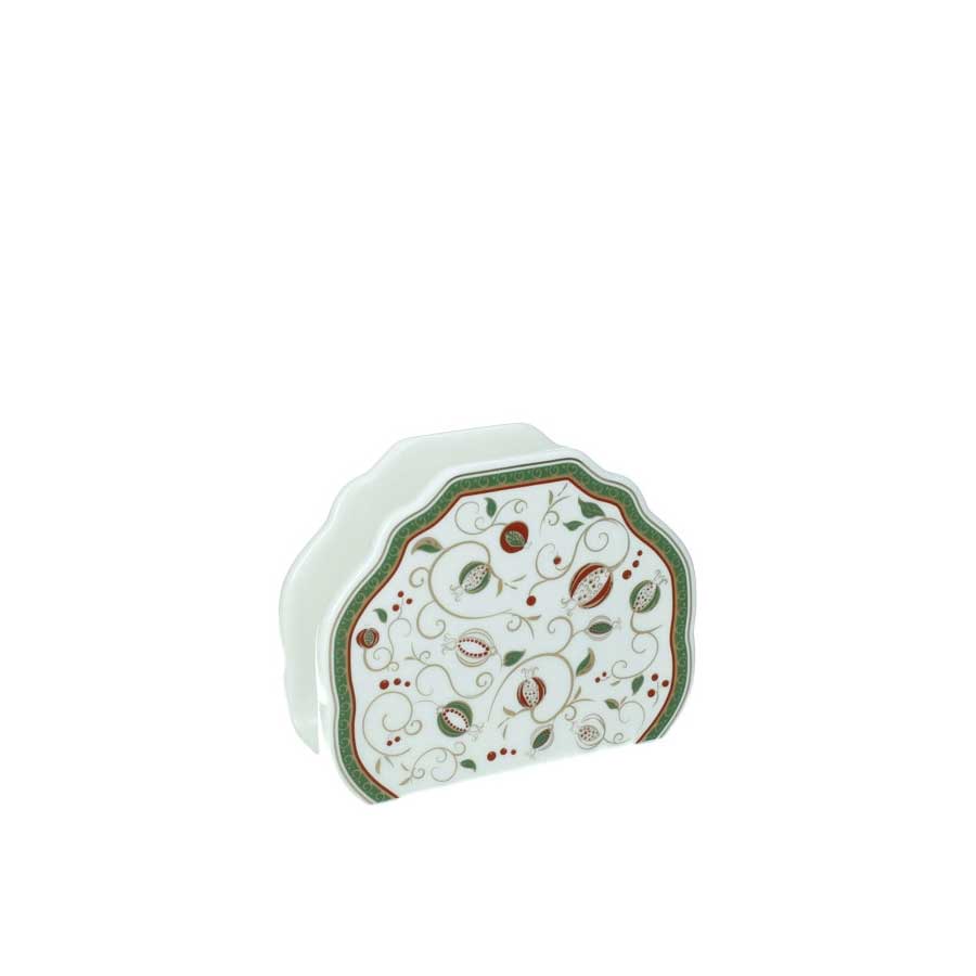 BRANDANI Tempo di Festa Portatovaglioli 12x10cm Porcellana