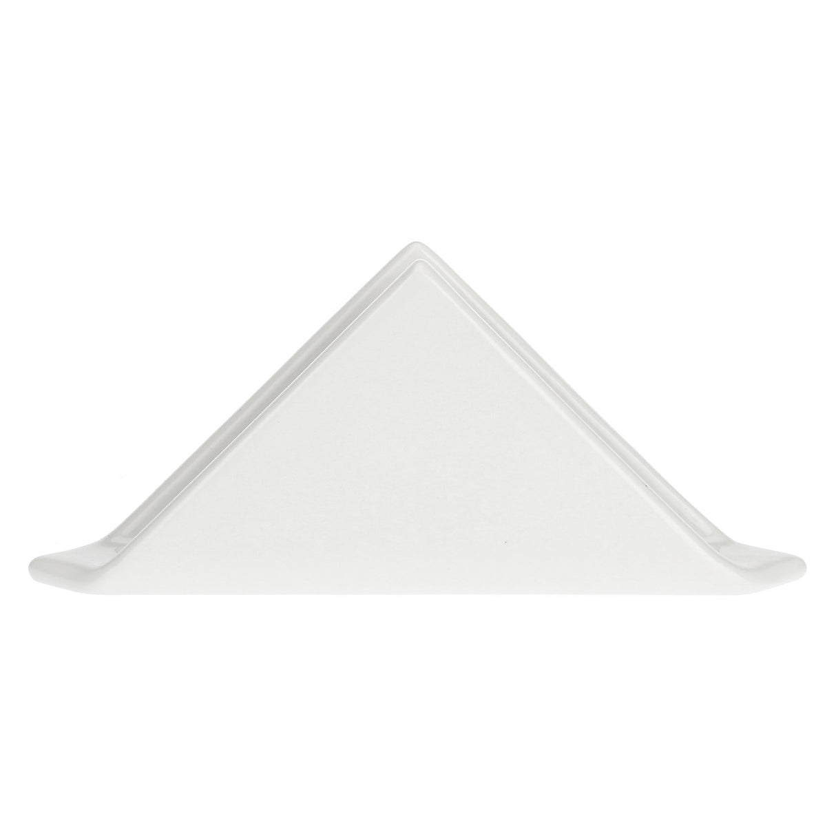 LA PORCELLANA BIANCA - Portatovaglioli Convivio Triangolare 18 cm Porcellana