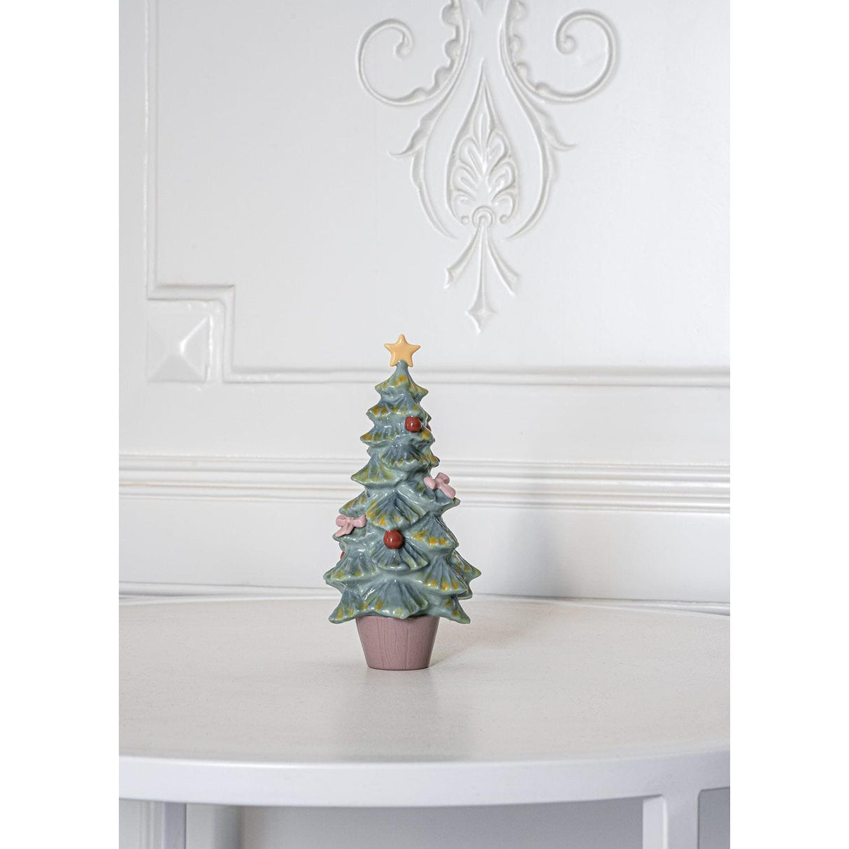 Lladró Figurina Albero di Natale 14x7cm Porcellana