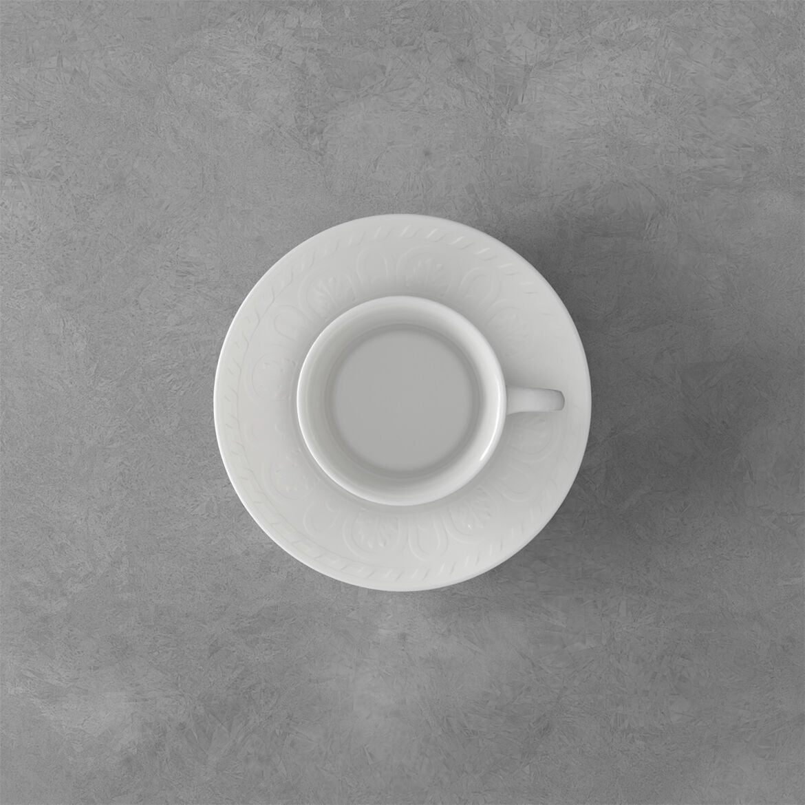 VILLEROY & BOCH Cellini Espresso Coffee Cup Moka 100ml with Saucer 12cm Porcelain