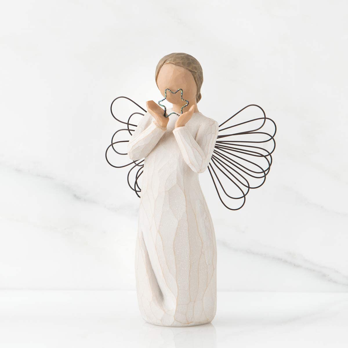 WILLOW TREE Figurina Statuina Angelo della Stella 13,5cm Resina