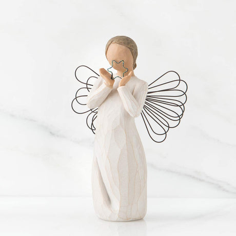 WILLOW TREE Figurina Statuina Angelo della Stella 13,5cm Resina