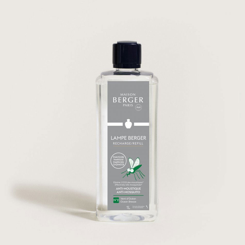 LAMPE BERGER Ricarica per Lampada Catalitica 1L Anti Zanzare Mosquito Vent d'Ocean