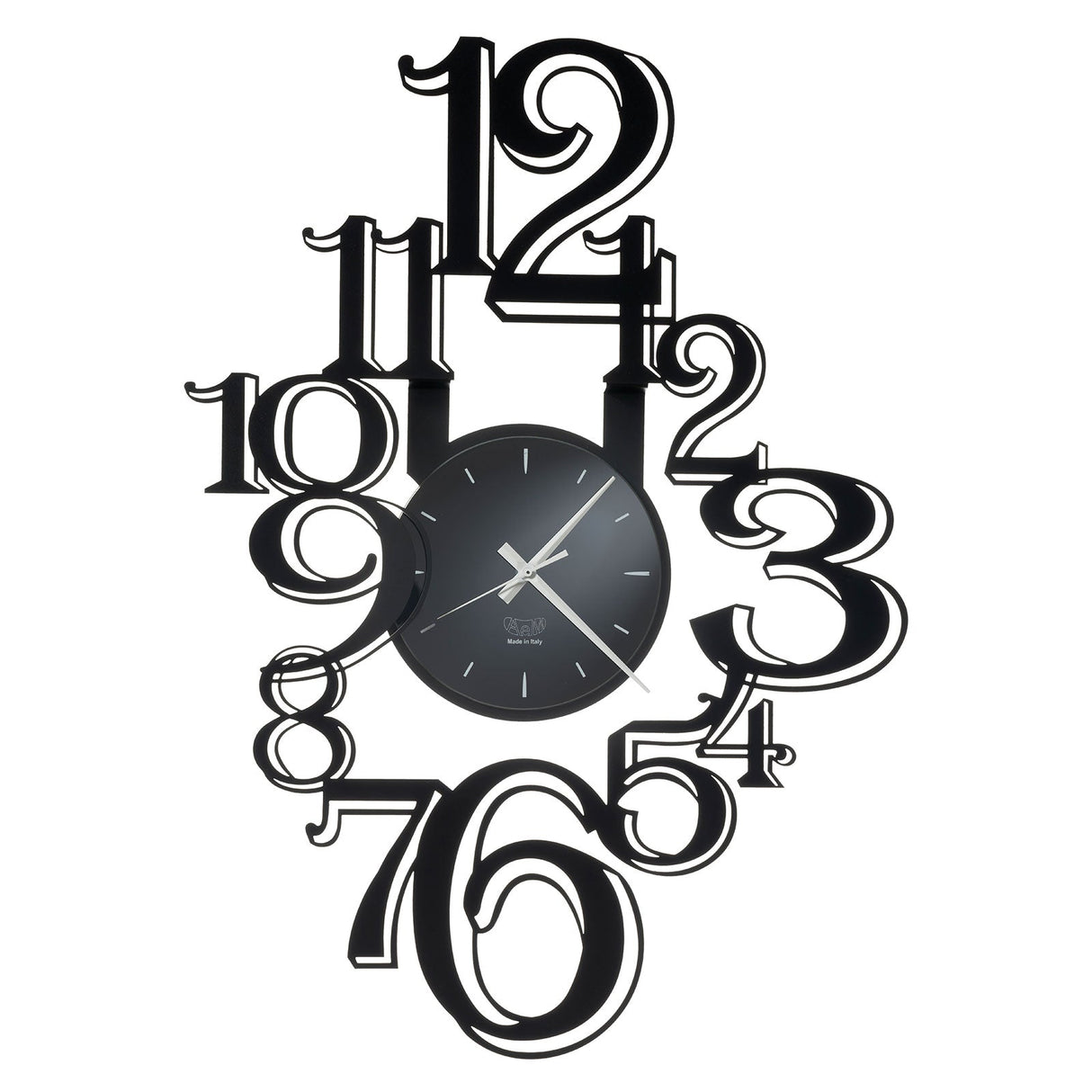 ARTI & MESTIERI Orologio da Parete di Design Big Freak Nero