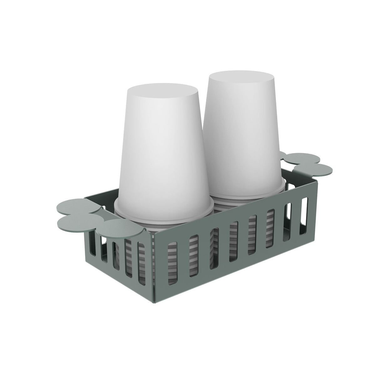 ARTI & MESTIERI Porta Bicchieri Old Giada 12x28cm