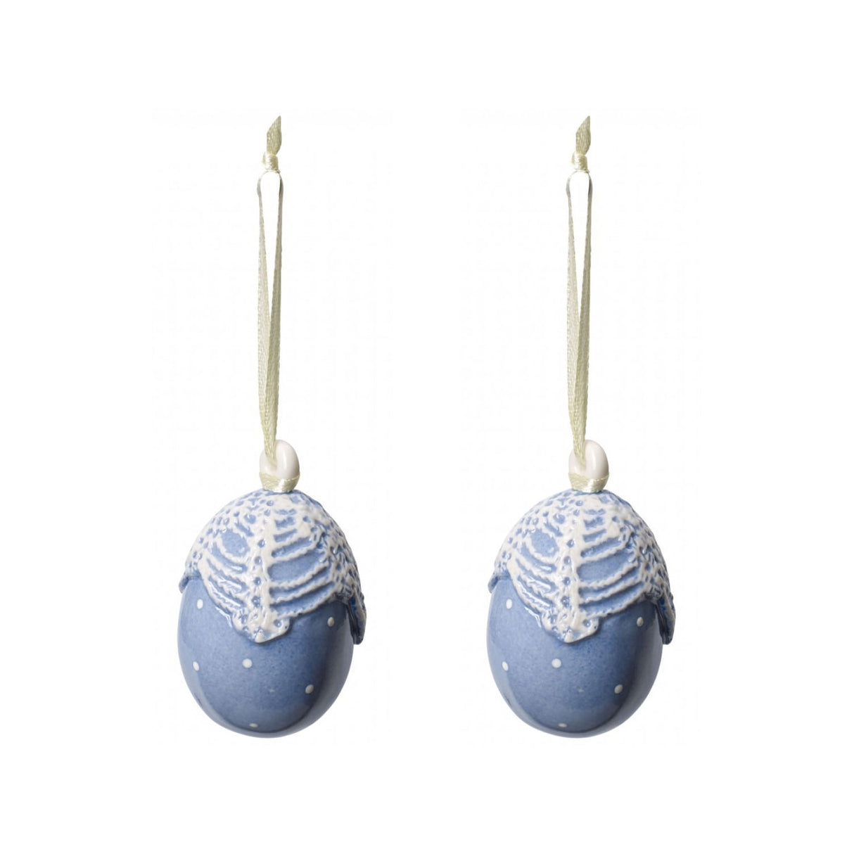 VILLEROY & BOCH Spring Decoration Pendaglio Uovo Set 2 Pezzi 6,5cm Decorazione Pasqua