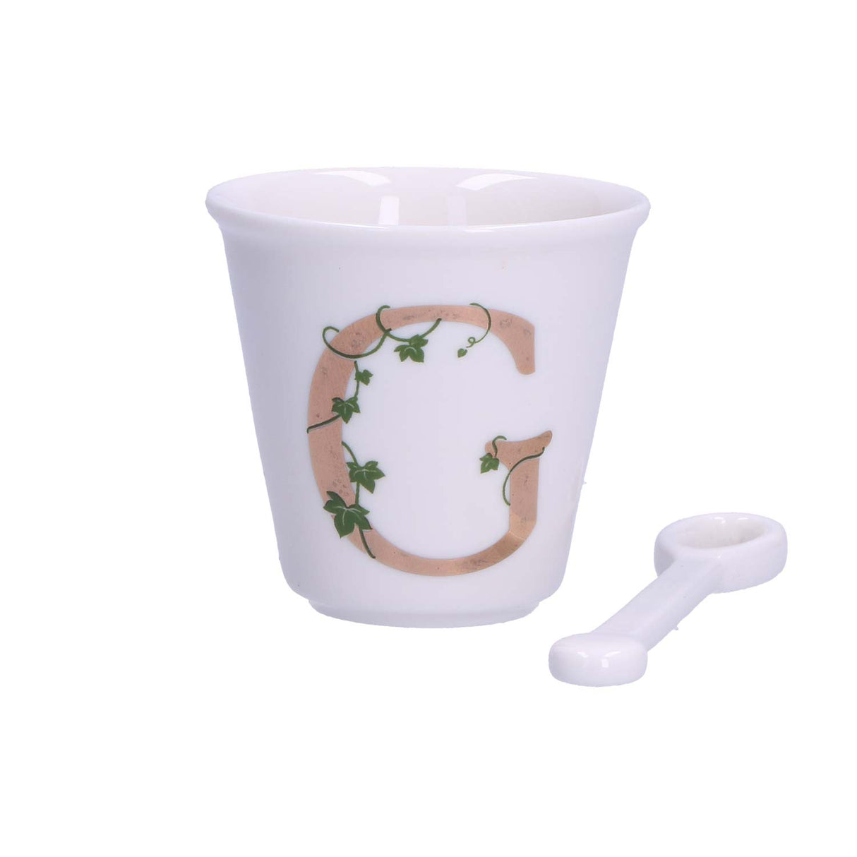 LA PORCELLANA BIANCA - Single "G" glass with 75cc spoon
