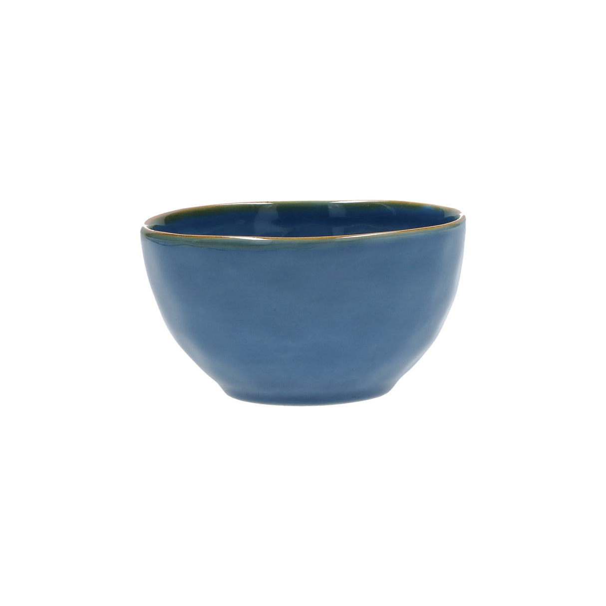 ROSE & TULIPANI Concerto Ciotola Coppetta Blu Avio 11cm Stoneware