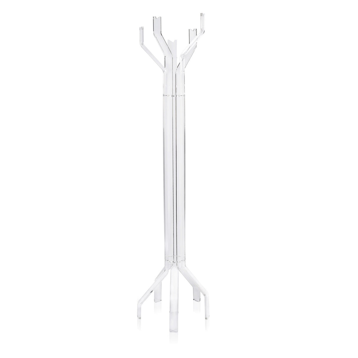 Appendiabiti Pentadress Iplex in PMMA trasparente a 5 braccia 180 cm