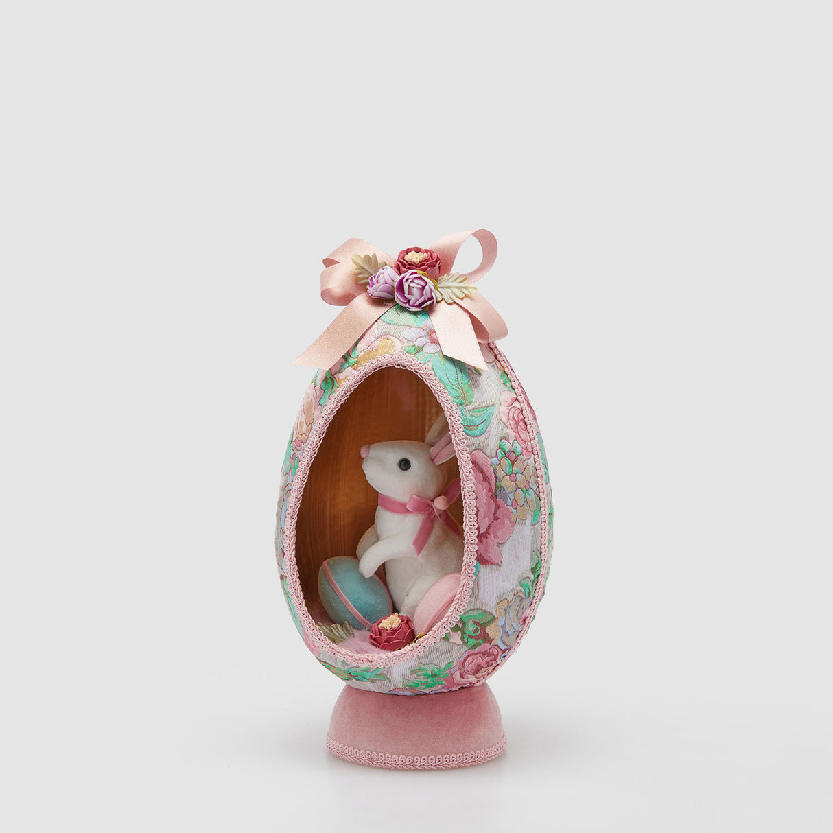 EDG Enzo De Gasperi Decorazione di Pasqua Uovo con Pulcino 26x16cm