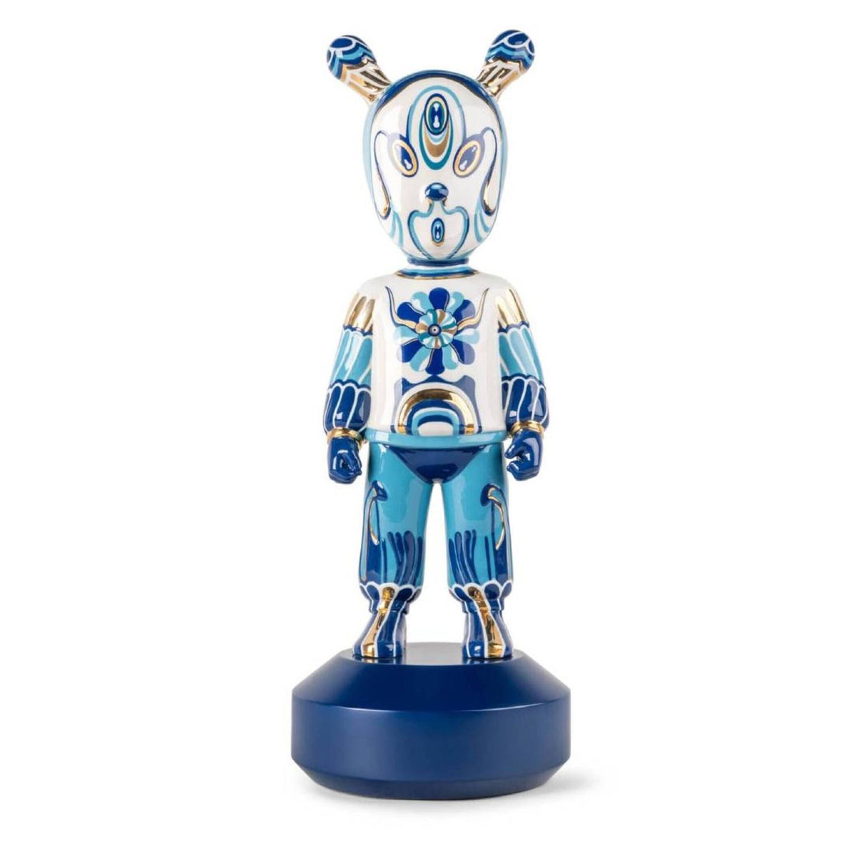 LLADRO' Scultura The Guest By Kzeng Jiang Big Serie Limitata 52x19cm Porcellana