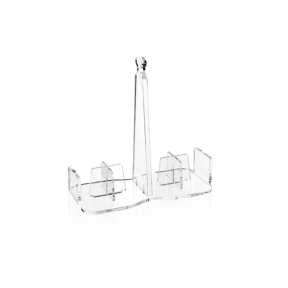 iPLEX - Bon Ton Portabicchieri PMMA Trasparente 21,5x10cm