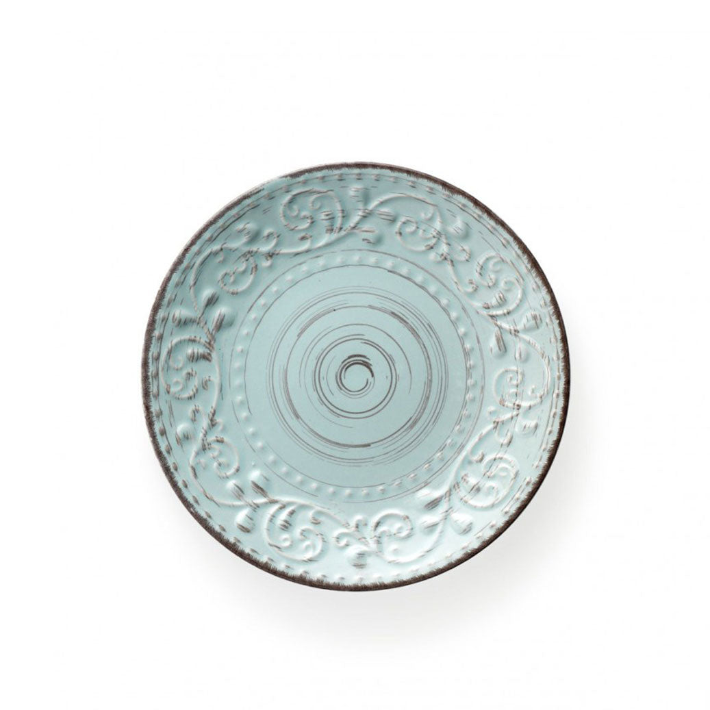 Piatto frutta Serendipity Brandani in stoneware turchese 21 cm