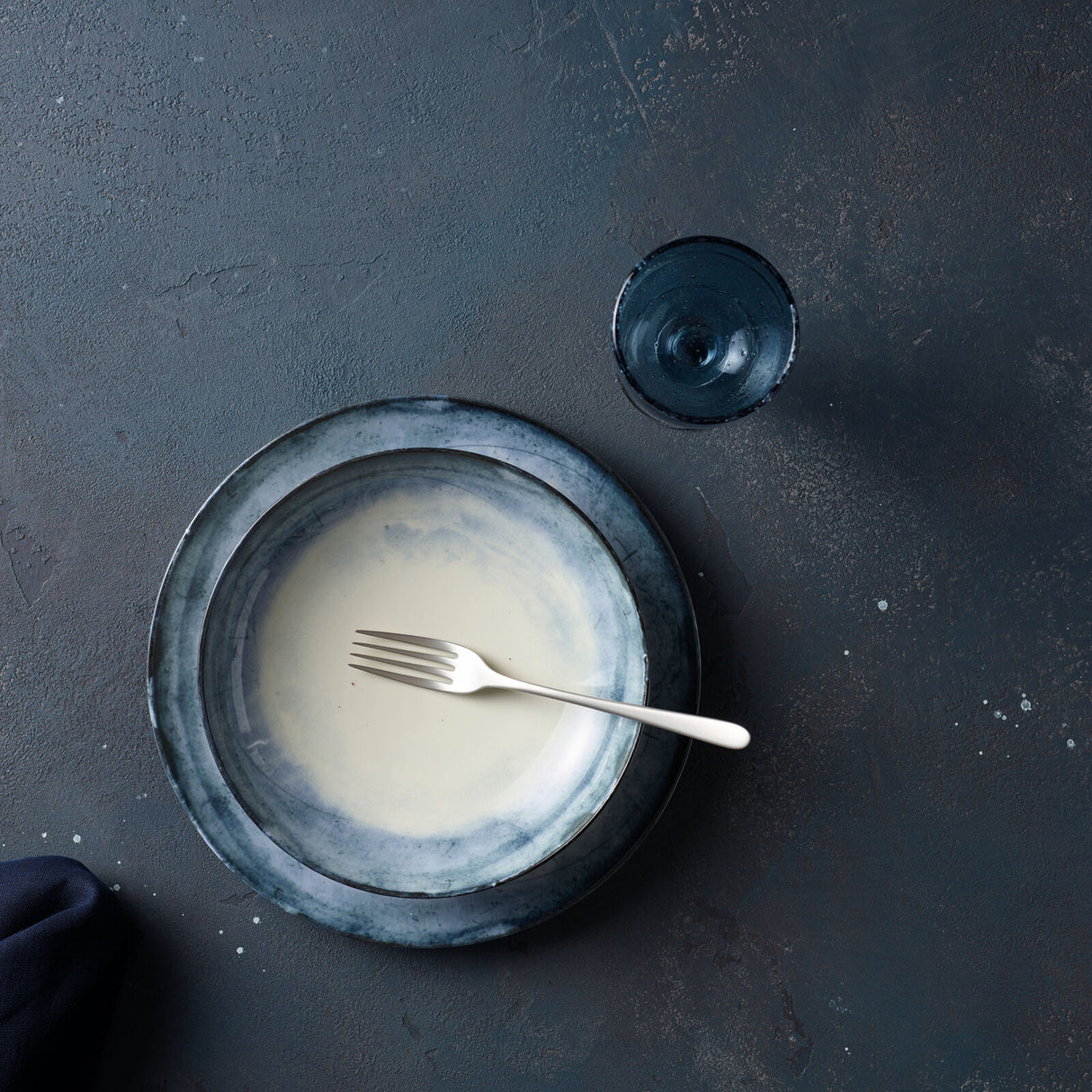 ARTHUR KRUPP - Set of 12 Pieces Shade Sea Porcelain Dinnerware Set