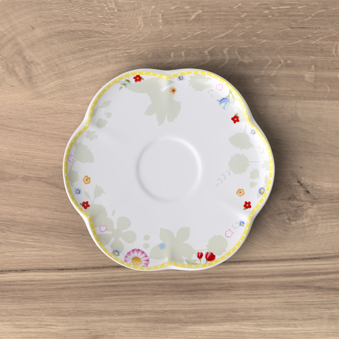 VILLEROY & BOCH Spring Awakening Tazza da Caffè 230ml con Piattino 15cm Tavola di Pasqua