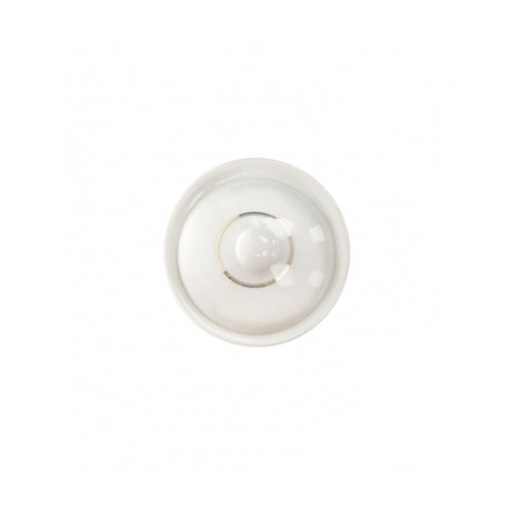 BRANDANI Punto Oro Zuccheriera Porcellana Bianco Oro