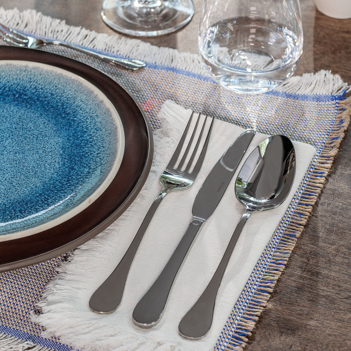 SAMBONET Bloom Servizio Tavola Posate 24 Pezzi Acciaio Inox