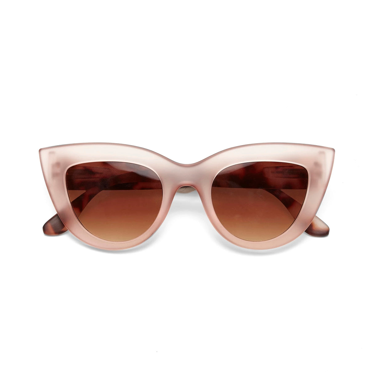 OKKIA Claudia Occhiali da Sole Donna Big Cat Eye Rosa Avana
