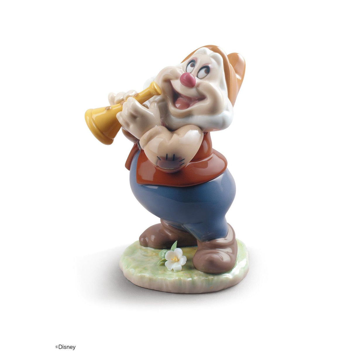 LLADRO' Figurina Nanetto Biancaneve Gongolo 13x9cm Porcellana