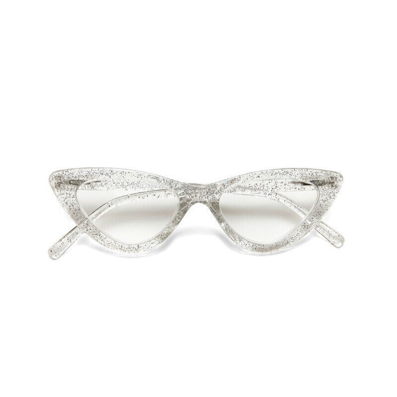 OKKIA Adriana Small Cat Eye Occhiali da Lettura Donna Glitter +2.00