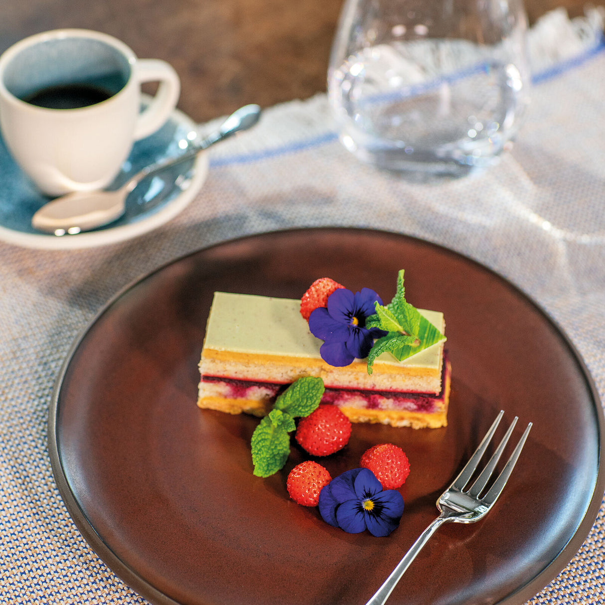 SAMBONET - Bloom Forchette Forchettine Dolce Set 6 Pezzi Posate Acciaio Inox