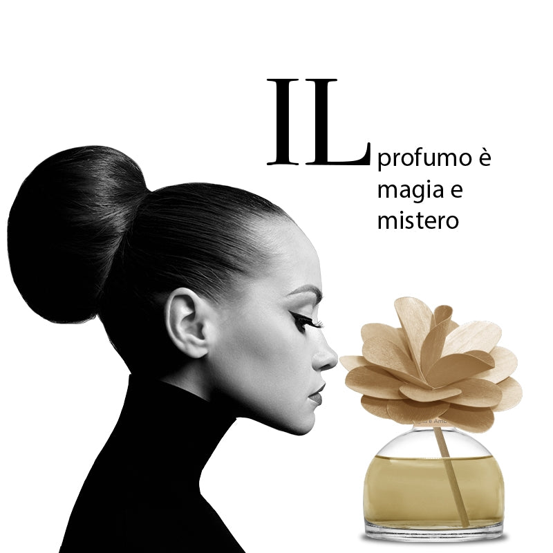 MUHA' Flower 200ml Air Freshener Diffuser Vanilla & Pure Amber