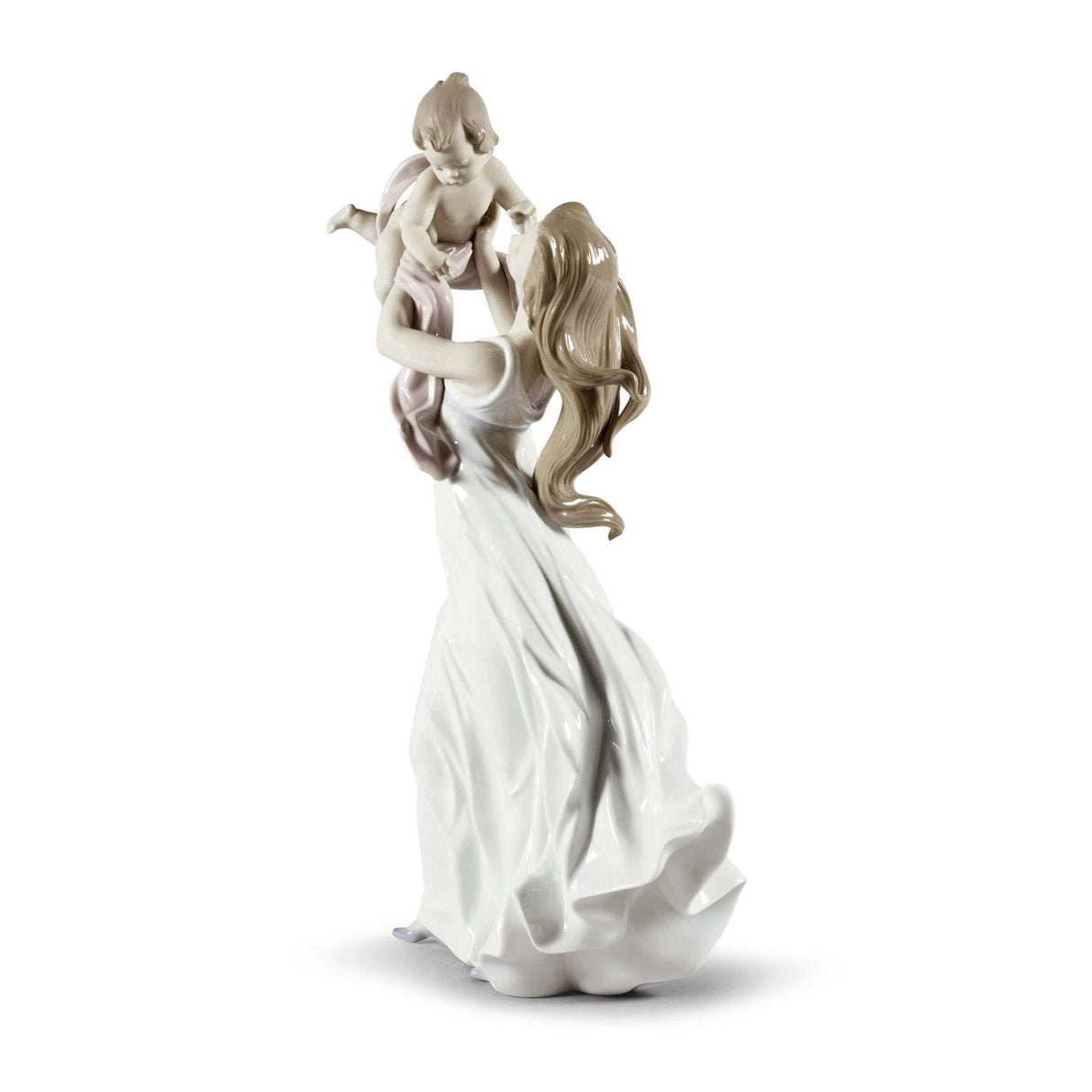 Lladró Figurina Madre Il Mio Bellissimo BebE' 46x29cm Porcellana