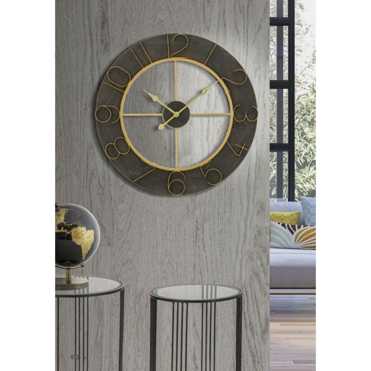 MAURO FERRETTI Orologio da Muro Dark Glam cm 70x5